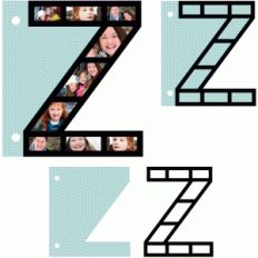 alphabet photo album—z