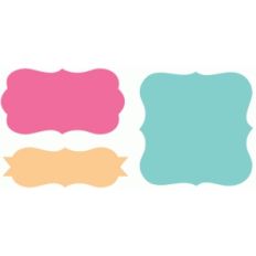 fancy labels set