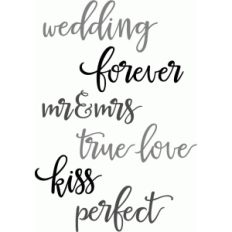wedding script words