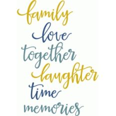 family script words
