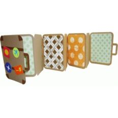 3"x4" foldout suitcase mini album
