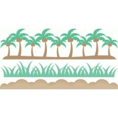 beach borders