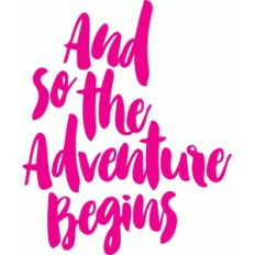 and so the adventure begins