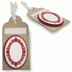 frame gift card tag