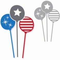 stars and stripes balloons