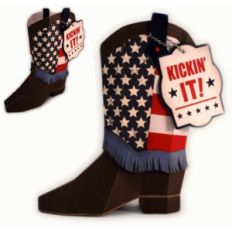 cowboy 3d boot panels fringe