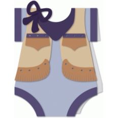 cowboy baby boy a7 card