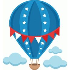 patriotic hot air balloon