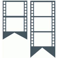 filmstrip banner set
