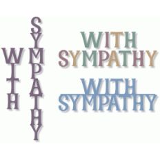 with sympathy sentiments