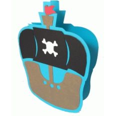 pirate ship shadow card
