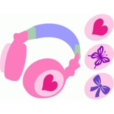 cute headphone set