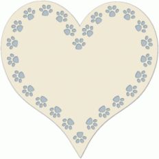heart with paws