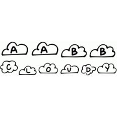 cloudy font