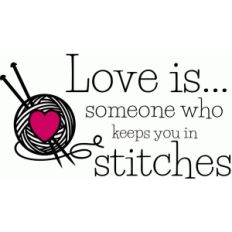 love is knitting quote