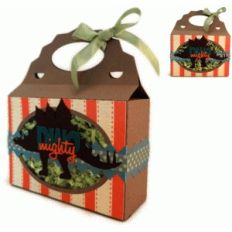 stegosaurus window handle tote box