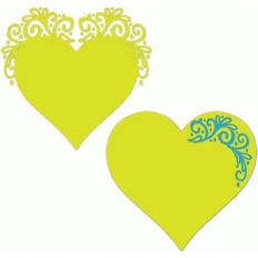 two fancy hearts