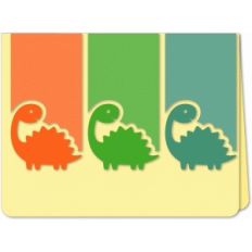 dino trio a6 card