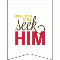 wise men still seek him 3x4 quote card