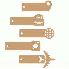travel labels set