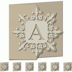 ironwork monogram abcdefg