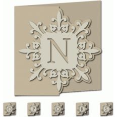 ironwork monogram nopqrs