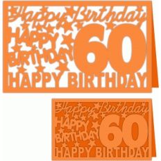 happy birthday 60 years card