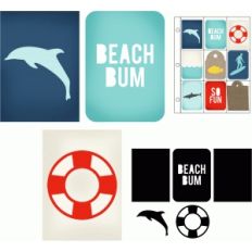 pen pal letters—beach set