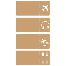 travel tickets set
