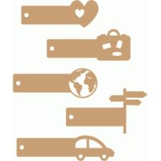 travel labels set
