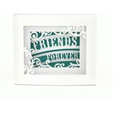 5x7 shadow box card friends