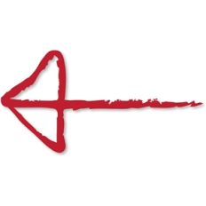 distressed arrow