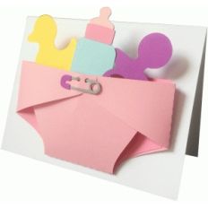 baby diaper card