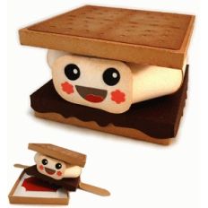 s mores 3d gift card box