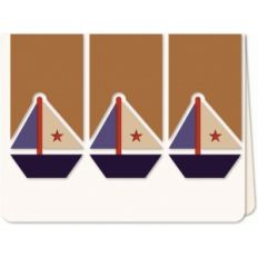 sailboat trio a6 card
