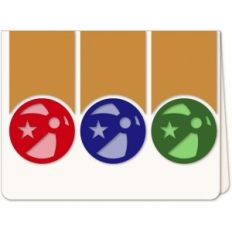 beach ball trio a6 card
