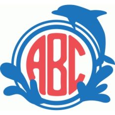  dolphin monogram