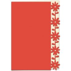 daisy chain lace edged 7x5 card