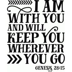 bible phrase: i am with you