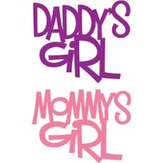 'daddy's girl' and 'mommy's girl' phrase