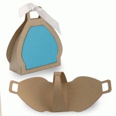 favor box with a handle