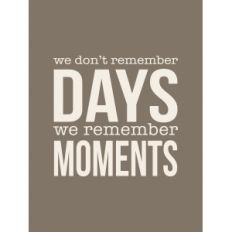 we don't remember days 3x4 quote card