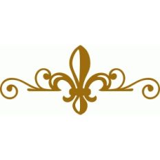 fleur de lis flourish