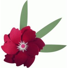 3d tropical flower