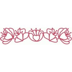 oleander papercut border