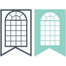 window banners set