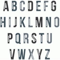 filmstrip alphabet