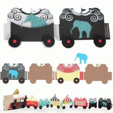 circus party train album—caboose