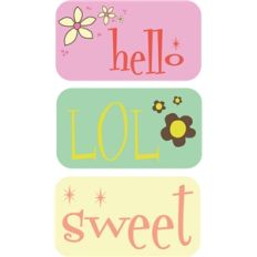 girlie tags