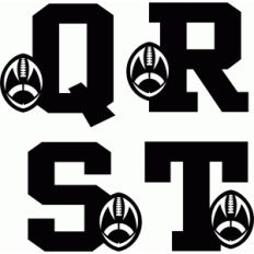 football alphabet q-t